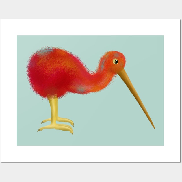 LITTLE BROWN KIWI Wall Art by mailboxdisco